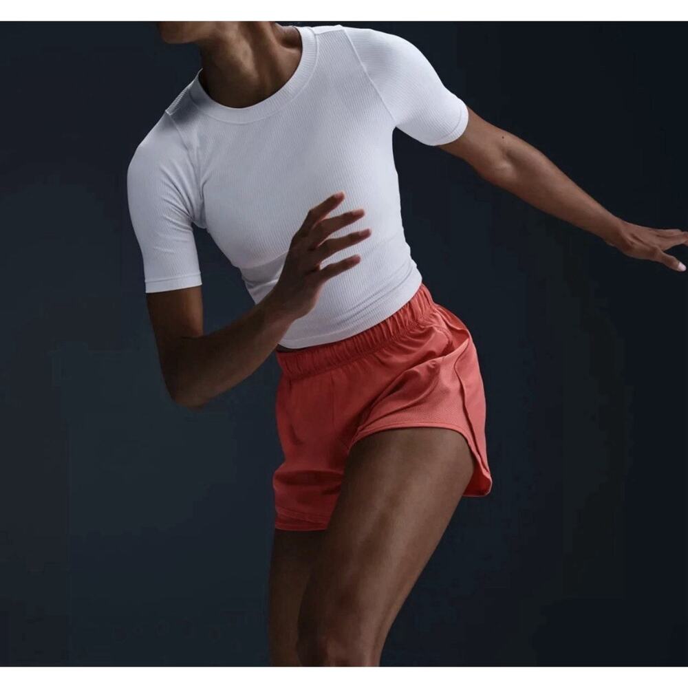 Nike Women's Dri Fit Tempo 2 In 1 Brief Lined 3" Running Shorts Large Reg $32 - Picture 2 of 7